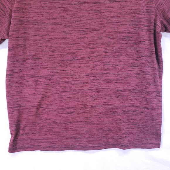 Tailor Byrd Burgundy Quick Dry Moisture Wicking SPF 30 Golf Polo Shirt L - Picture 12 of 12